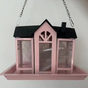 Bahçe Dekoru Kuş Yemlikleri Ev Tipi Asılı Metal Yabani Kuş Yemliği Açık Hava Büyük Kardinal Kuş Yemliği Kuş Evleri Sincap Geçirmez - Product Image 2