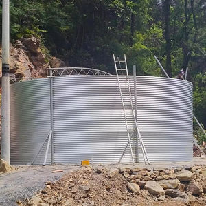 Tanque de Cultivo de Peces de Lona de PVC de Alta Densidad para Agricultura, Tanque de Cultivo de Peces Circular Móvil de Lámina Galvanizada para Piscifactoría, Venta al por Mayor de Fábrica - Product Image 1