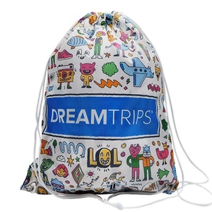Wholesale Waterproof <b>Backpack</b> Sports Laundry Polyester <b>Drawstring</b> Gift Bags - Product Image 6