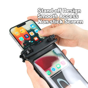 Étui de téléphone intelligent étanche anti-chute transparent avec cordon IPX8 Sac de téléphone portable Pochette pour tous les modèles - Product Image 6