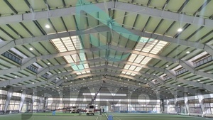 6.1m 6.7m 7.3m Long Lifetime Rust Proof Fall Protection <b>Ceiling</b> Mounted Helicopter HVLS Smart Factory <b>Fan</b> for Low Profile - Product Image 3