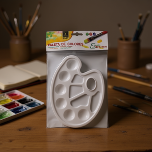 Paleta De Colores Plastic Palette 12Pcs Art Supply For Painting - Product Image 3