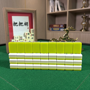 Juego de 144 Fichas de Mahjong de Melamina de Alta Densidad, Juego de Mahjong Chino Portátil para Entretenimiento Familiar - Product Image 4