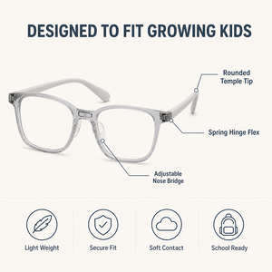 Gafas <span class=keywords><strong>de</strong></span> Silicona para Niños, Monturas <span class=keywords><strong>de</strong></span> Gafas Graduadas, Monturas Ópticas - Product Image 4