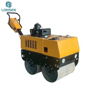 Handheld <b>Small</b> Double Drum Vibratory Hydraulic Drive Diesel Earth Road Roller with Changfa Engine and High Efficiency - Product Image 1