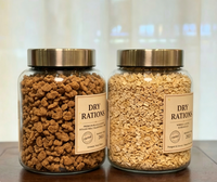 ECOBOX Conteneur de rangement hermétique pour épices, céréales, graines, aliments secs, bonbons gélifiés, bonbons, et aliments en vrac