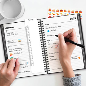 Cuaderno Espiral A5 Personalizado para Estudiantes con Impresión Personalizada, Tapa Dura, Planificador Académico, Papel de 70-80 g/m², Opción de Regalo - Product Image 4