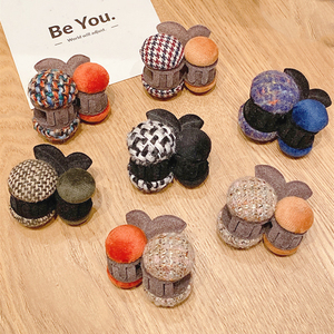 Pinces à cheveux personnalisées 5 CM Cherry Girls Acrylique Front Side <span class=keywords><strong>Automne</strong></span> et Hiver Épingles à cheveux Coré<span class=keywords><strong>en</strong></span> Mignon Créativité Pinces à cheveux - Product Image 1