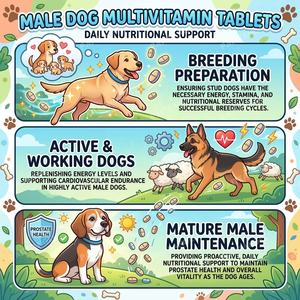 Suplemento Multivitamínico Masticable para <span class=keywords><strong>Perros</strong></span> Machos de Marca Privada OEM, para la Salud de la Próstata, Vitaminas Masticables para <span class=keywords><strong>Perros</strong></span> Reproductores - Product Image 2