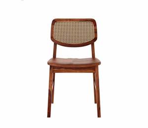 Sillas de comedor de madera de diseño moderno hechas a mano, muebles para el hogar a granel de forma personalizada para comedor sin cojín - Product Image 1