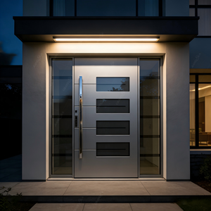 Puerta Doble <span class=keywords><strong>de</strong></span> Acero <span class=keywords><strong>de</strong></span> Diseño Moderno para Entrada <span class=keywords><strong>Principal</strong></span> del Hogar, Puerta <span class=keywords><strong>de</strong></span> Seguridad <span class=keywords><strong>de</strong></span> <span class=keywords><strong>Aluminio</strong></span>, Directo <span class=keywords><strong>de</strong></span> Fábrica, Puerta <span class=keywords><strong>de</strong></span> Entrada <span class=keywords><strong>de</strong></span> Metal y <span class=keywords><strong>Aluminio</strong></span> - Product Image 3