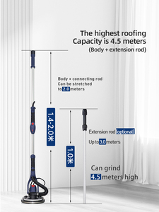 <span class=keywords><strong>Ponceuse</strong></span> murale à vitesse variable 1400W puissante <span class=keywords><strong>ponceuse</strong></span> électrique pour cloisons sèches avec aspirateur pour meuleuse de <span class=keywords><strong>plafond</strong></span> <span class=keywords><strong>et</strong></span> de <span class=keywords><strong>mur</strong></span> - Product Image 6