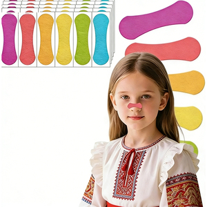 Tiras Nasales <span class=keywords><strong>para</strong></span> Niños con Diseño de Dibujos Animados, Alta Viscosidad, Impermeables, Mejoran el Sueño Nocturno y la Respiración, Gran Venta - Product Image 2