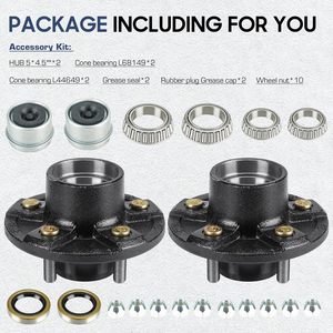 2 Bộ 10 "Trailer trục Trailer <span class=keywords><strong>Hub</strong></span> kit 5-Bolt rèn Trailer làm biếng <span class=keywords><strong>Hub</strong></span> giá bán buôn - Product Image 6