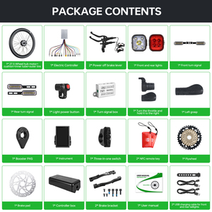 <strong>UK</strong> Stock Smart NFC Unlock 500W 60V Ebike Motor <strong>Kit</strong> 27.5 Inch Rear Hub Motor 15N.M Torque LCD Display Disc Brake DIY MTB <strong>Kit</strong> - Product Image 3