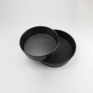 Springform Cake Pan 4-16 Inch Round Black Chiffon Baking Dish For Cake Making Oven Safe - Product Image 4