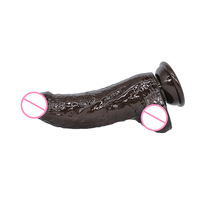Dildo réaliste de grande taille avec courbe ascendante, plug anal et masturbateur, jouet sexuel pour adultes, best-seller Amazon X