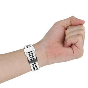 Bracelet de montre en silicone bicolore pour Garmin Fenix 7S 7 7X 6S 6 6X 5S 5 5X, à libération rapide, compatible avec les bracelets de 20 mm, 22 mm et 26 mm - Product Image 3