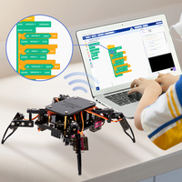 Kit de Robot Araña Biónico ACEBOTT, Cuadrúpedo, DIY, Educación en Programación, Codificación, ESP8266 Wifi ESP32 para Arduino Uno R3, Robótica