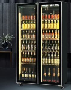 Congélateur vertical professionnel à double porte pour bars et magasins de proximité, avec moteur et maintien au frais pour la bière - Product Image 5