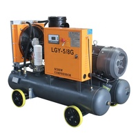Compresseur d'air à longue durée de vie 185 CFM, compresseur électrique 8 bars, compresseur d'air haute pression monobloc LGY-5/8 30 kW