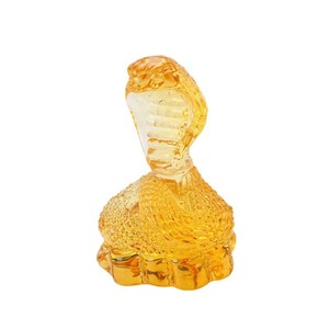 Figura de serpiente de cristal, decoración coleccionable de vidrio tintado para el Año Nuevo Chino, adorno de escritorio - Product Image 3