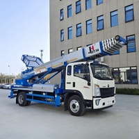 Chariot élévateur pour le déplacement de matériaux de construction JIUHE, chariot élévateur à échelle aérienne de 45 m, chariot élévateur à échelle réglable, plateforme de travail