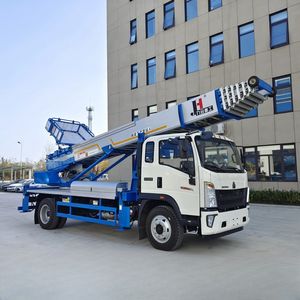 जियूथे निर्माण सामग्री चलती फर्नीचर लिफ्ट ट्रक 45 मीटर हवाई सीढ़ी ट्रक समायोज्य सीढ़ी कार्य मंच - Product Image 2