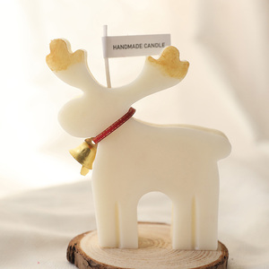 Vendita calda personalizzabile candela di Natale renna carina alce cervo candela profumata - Product Image 3