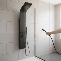 Panneau mural de douche en aluminium étanche à structure scellée, fabriqué en Chine, pour salle de bain