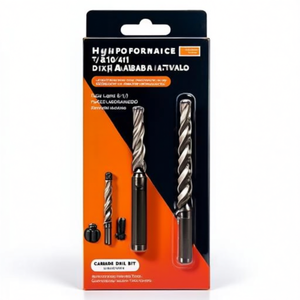 Foret en carbure haute performance TA1041 8xD non revêtu pour machines-outils - Product Image 2