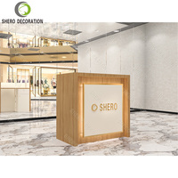 Comptoir de caisse en bois pour boutique de vêtements de luxe, comptoir de vente au détail, comptoir de caissier, comptoirs de caisse pour boutique, à vendre