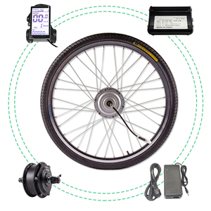 Kit de Conversión para Bicicleta Eléctrica Hosh de 350W, Motor BLDC de 20 Pulgadas con Disco, Controlador Inteligente, Pantalla LCD, Batería de Litio, <span class=keywords><strong>Accesorios</strong></span> de Alimentación - Product Image 4