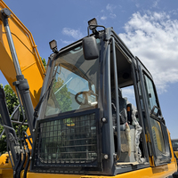 Excavator Roda CE EPA 14.2 Ton, Mesin Penggali Hidrolik Mobile dengan Bucket 0.6m3, Excavator Beroda dengan Mesin Cummins 93kW untuk Dijual