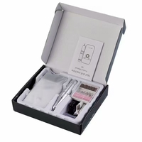 Ponceuse à ongles professionnelle 30W portable avec moteur brushless 45000 tr/min, rechargeable par USB, en acier inoxydable, pour manucure et pédicure (version US)