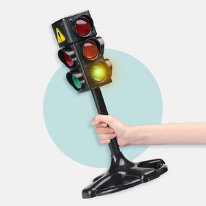 Per La Sicurezza dei bambini Educazione puntelli Semaforo Giocattoli Emulazione Segnali Stradali Strada Luce Modello Giocattolo con il Suono e LED Lampeggiante Luce - Product Image 3