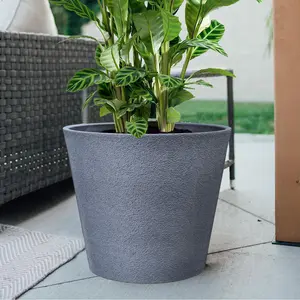 Sleek Design Round Shape Flower Pot Molds Planters High Quality Large Flower Pots For Outdoors