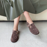 Mocasines Planos Casuales Retro para Mujer, con Cordones, Correa Ajustable, Transpirables, Ligeros y Cómodos para Uso Diario, Otoño, Verano, Primavera