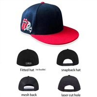 Topi Baseball Bordir Custom Produsen, Bahan Twill Polyester, 6 Panel, Grosir, Snapback, Model Fitted untuk Pria