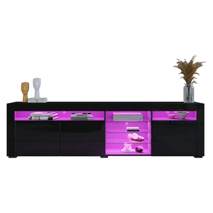 Античная китайская современная мебель для гостиной, телевизионная стойка, оборудование, шкаф, комплект со светодиодным освещением в Китае - Product Image 4