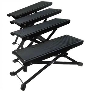 Reposapiés para guitarra Taburete Altura ajustable Reposapiés Estabilidad con tapas de goma D para guitarra clásica - Product Image 1