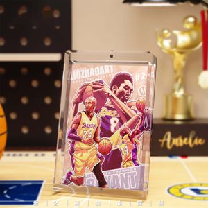 Boîte Mystère de Collection Prête à l'Emploi - Joueur <span class=keywords><strong>NBA</strong></span> 3D en Boîte Aveugle, Présentoir en Cristal Acrylique <span class=keywords><strong>HD</strong></span>, Vente Directe Usine - Product Image 4