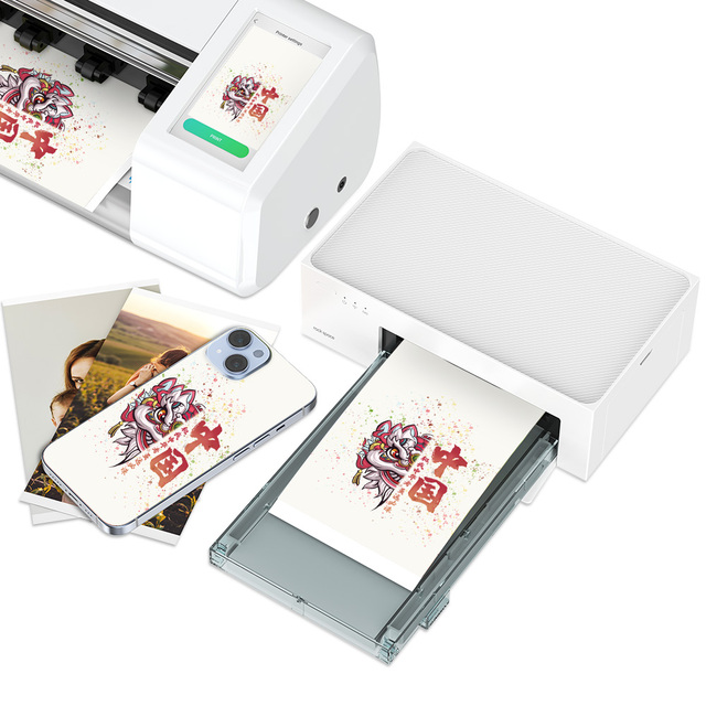 Customize Mobile Phone HD Photo Sublimation Skin Plotter Cutting Printer Machine for Back Screen
