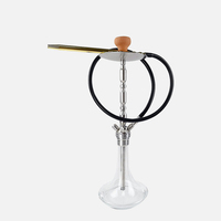 Set Hookah Shisha Kustomisasi OEM Ramah Lingkungan Ukuran Besar Mewah Hookah Kaca Terbaru
