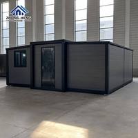 Casa Container in Acciaio Prefabbricata Moderna da 20 Piedi, Espandibile a Doppia Ala, Lussuosa, Pieghevole, Portatile, Mobile, Mini Casa, Magazzino