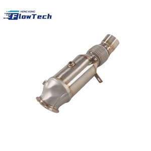 Tubo de Escape FlowTech SS304 para BMW F16 X6 35i N55 3.0T – Catalizador Deportivo de Alto Flujo de 200 Celdas, Instalación Directa - Product Image 2