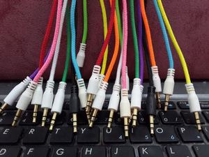 Câble d'extension audio tressé en nylon 1m 3,5 mm <span class=keywords><strong>Jack</strong></span> mâle vers mâle Stéréo AUX pour <span class=keywords><strong>iPhone</strong></span> <span class=keywords><strong>Voiture</strong></span> Casque MP3/4 Haut-parleur - Product Image 6