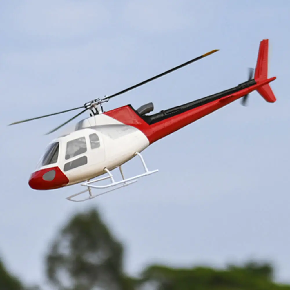 Flywing Squirrel-AS350 6CH 3D rotor GPS Hover đảo ngược di chuột một chìa khóa trở lại quy mô RC máy bay trực thăng PNP với H1 chuyến bay điều khiển