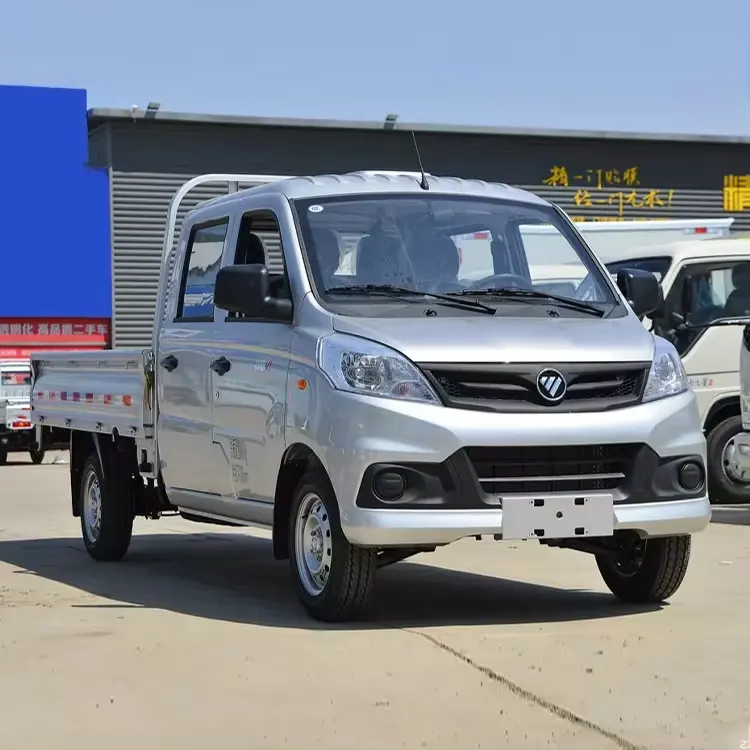 Hot Sale Foton Xiangling V EV 4x4 Mini Van Cargo Cheap Electric Four Wheel 2 Doors 2 Seats Pickup Truck