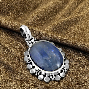 Attrayant Kyanite Gemstone Pendentif en argent Pendentifs fins et breloques - Product Image 3